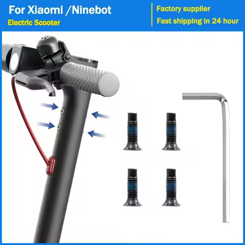 4/6/10pcs Front Fork Tube Screws with Wrench for Xiaomi M365/Ninebot Max G30 F20 F30 F40 Electric Sc