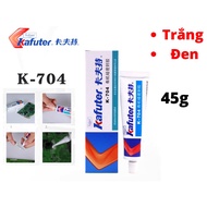 Kafuter K-704 Heat Resistant Insulating Silicone Sealant (White, Black) 45g