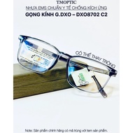 G.DXO DXO8702 C2 Glasses Frame High Quality EMS Plastic Unisex Rectangular Shape 55-17-150