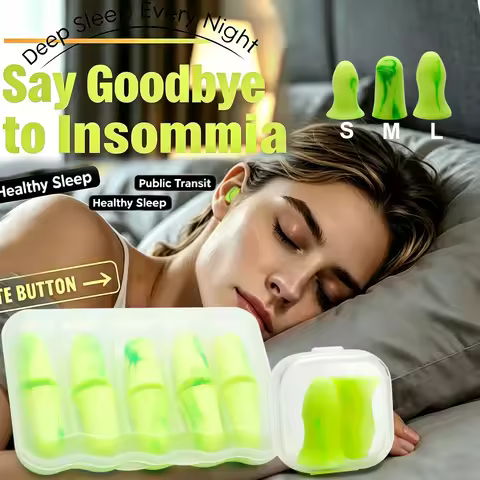 2/4/10pcs Noise Proof Earplug Ear Care Reusable Sleep Ear Plugs Noise Reduction Soundproof Earplugs 