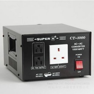 地鋪現貨🔌SUPER 1000W 變壓器 CT-1000 經香港機電工程署授權驗證中心認證的降壓火牛   AC-AC CONVERTER 1000 WATT