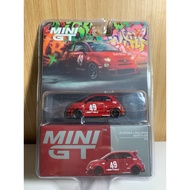 Mini GT LB works x abas works ABARTH 595 Red