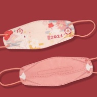 【奕綸台灣製】4D立體防護口罩_好運兔YOU (8入/盒)