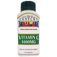21ST CENTURY Vitamin C 1000mg Prolonged release 120 tabs