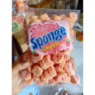 Oishi Sponge Rasa Stawberry Coklat Berat 250 gram