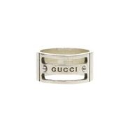 Gucci Logo 螺絲純銀925戒指 1603 [二手] GUCCI