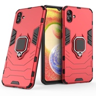 Case For Samsung Galaxy A04 Casing Armor Hard Stand PC + TPU Silicone Samsung A04 Cover