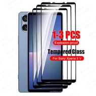 For Sony Xperia 5 V 5G 6.1inch XQ-DE54 1-3Pcs Full Glue Film Tempered Glass Sony Xperia 5 V 5G Scree