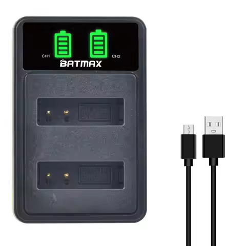 LED Dual USB EN EL23 Battery Charger for Nikon COOLPIX P900 P610s P610 P600 S810cP900 P610s P610 P60