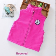 Contrast Color Small Big Kids Vest Fleece Vest Baby Warm Vest Boys Girls Vest Thickened Cold-Proof V
