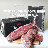 wagyu tenderloin tokusen mb 5 //   daging wagyu loaf tenderloin mb5