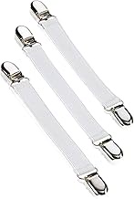 Leifheit L72417 Tension Clips for Ironing Board Cover, 16-35cm, White