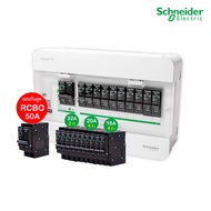 Schneider Elcetric Setตู้แสควร์ดี10ช่อง+เมนเบรกเกอร์กันดูดRCBO 50A+ลูกย่อยเซอร์กิตเบรกเกอร์32A/20A/16A ตู้ไฟ 1เฟส 2สาย 240V สั่งซื้อได้ที่ร้าน PlugOn