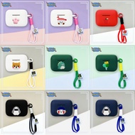 For EarFun Air 2 NC Earphone Silicone Case Cute Strawberry Earbuds Waterproof Shockproof Soft Protec