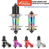 HASSNS PRO7 MTB Hub 32 Holes Bearing Mountain Bike Quick Release Hub 32h Noisy Cube Bicycle Bushings