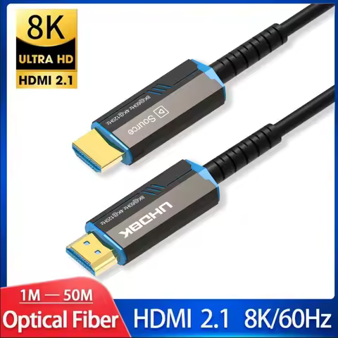 HDMI 2.1 Fiber Optic 8K HDMI Cable 5m/10m/15m/20/30m 8K60hz 4K120hz HDCP eARC 48Gbps Ultra HDMI Cord
