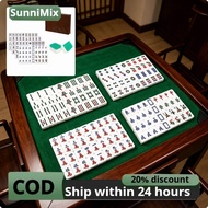 37-Size Mahjong Tiles Standard Composition Hong  -Style Mahjong Set Printed Faces