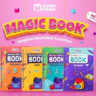 Kids Colouring Book My Magic Exercise Book MommyHana Omar Hana Buku Latihan 4 Buku Belajar Mewarna L