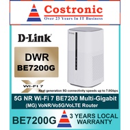 D-link DWR-BE7200G 5G NR Wi-Fi 7 BE7200 Multi-Gigabit VoLTE High-Density Router (3 Yrs SG Warranty)