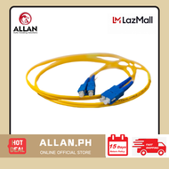 Allan 10m Fiber Optic Cable PLDT router extension Jumper Cable SC/UPC-SC/UPC-SM 3mm Single Mode Exte