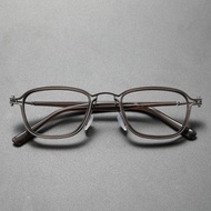 Muchuan Men's Glasses Frame Myopia Retro Gangster Handsome Ultra-Light Can Be Installed Anti-Fog Len