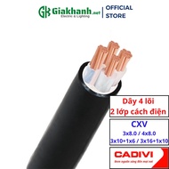 Cadivi CXV 3x8.0, CXV 4x8.0, CXV 4x8.0, CXV 3x10+1x6, CXV 3x16+1x10 – 600V