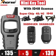 With ID48 license Xhorse VVDI Mini Key Tool Remote Key Programmer with Super Chip/ID48 Chip/4D 4C Ch