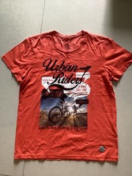 Lee Urban Riders 橙色T恤