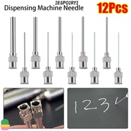 IESPOIRYI 12Pcs Industrial Glue Injection Needle, 8G-30G Fluids Stainless Steel Dispensing|Needle, M