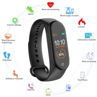 ♛ M4 Smart Bracelet Fitness Tracker Sport Smart Band Heart Rate Monitor Blood Pressure Bluetooth Health Wirstband Waterproof Watch