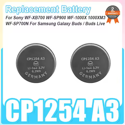 Replacement Headset Battery For Sony WF-XB700 WF-SP900 WF-1000X 1000XM3 WF-SP700N For Samsung Galaxy