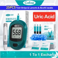Uric Acid Test Meter Cofoe Gout Tester Kit