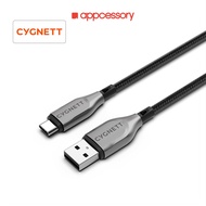 CYGNETT Armoured USB-C to USB-A (USB 2.0) Cable 60W Fast Charging (50cm/1m/2m/3m)