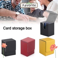 FAVORITEGOODS Game MTG Trading Card Holder, PU Collectible Game Deck Box, Collection Box Gift Box St