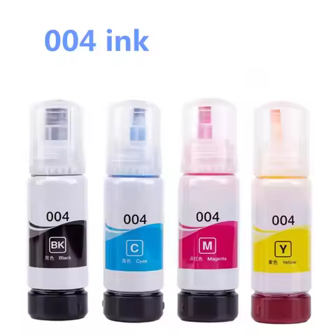 004 Ink Compatible with Epson L3151 L3153 L3156 L3158 L3251 L3253 L3255 L3256 L3258 Printer Refill I