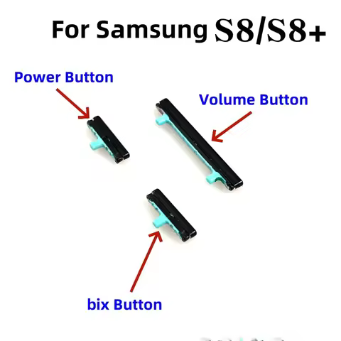 For Samsung Galaxy S8 S8+ S8Plus SM-G950FD/U G9500 G9550 Bix Button Power Buttons Volume Button Side