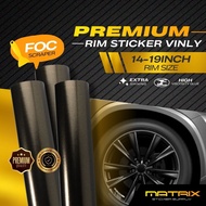PREMIUM RIM STICKER KERETA WATER PROOF(Suitable14-19INCH RIM SIZE)car wrap Stickers Pelekat stiker h