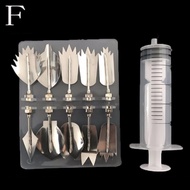 อุปกรณ์ฉีดวุ้น3มิติ ดอกไม้ 3D Gelatin Art 10 หัวเข็มทำวุ้น Jello Jelly art pudding แบบที่ 6