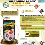 (250g PACK) AKARI Premium Maxi Snakehead Fish Bran- Red- Yellow- Blue 1mm, Supports color enhancemen