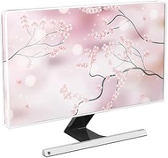 Baocicco Cherry Blossom Waterproof Screen TV Cover 50,51,52 Inch Watercolor Floral Japanese Chinese 