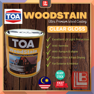 TOA Woodstain Wood Shellac / Syelek Kayu / Cat Syelek / Syelek Clear Gloss 1 Litre