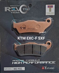ผ้าเบรค KTM 350 EXC-F 300 EXC Husqvarna FE 350  Yasaki Revoteq ส่งทุกวันจากกทม
