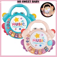 Baby Kids Musical Drum Piano Keyboard Playing Toy Rattle Teether Early Education Music Toys Mainnan