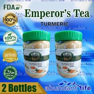 2 Bottle 17 n 1 EMPEROR'S TEA TURMERIC   Instant Herbal Mix Powder 350g Low Sugar 100% Authentic sol
