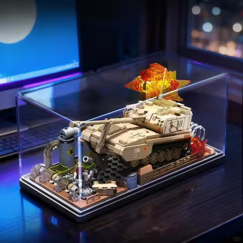 SEMBO PLZ05 Self-propelled Howitzer Building Blocks Military Collection Model Ornaments Assembled To