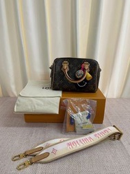 LV Speedy 20 Monogram 側孭袋連肩帶