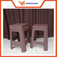 Woven Rattan Plastic Chair Meatball Chair Bench/