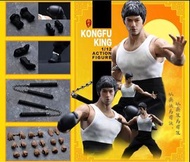 全新未開 NWToys 1/12 Action Figure KungFu King 李小龍 Bruce Lee 雙頭雕