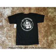 Ready Stock Obey Destroy Rebuild Tee Personality Print 100% Cotton Casual Loose Men's Short Sleeve T
