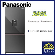 (Free Shipping) Panasonic 500L Fridge Premium 2-door Inverter Refrigerator NR-BW530XMMM
